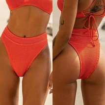 Bound By BOND-EYE Le Tigre &#39;the Savannah&#39; High Waist Bikini Bottom (O/S) Nwt - £67.16 GBP