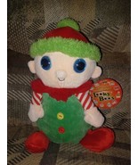 Kellytoy Sugar Loaf Elf Plush Looky Boos Christmas Xmas Glitter Eyes 201... - $18.81