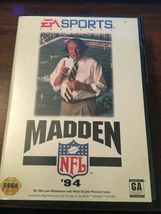 Madden NFL &#39;94 (Sega Genesis, 1993): GAME AND CASE: NFL: Football: Retro... - $6.92