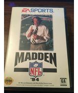 Madden NFL &#39;94 (Sega Genesis, 1993): GAME AND CASE: NFL: Football: Retro... - $9.71 CAD