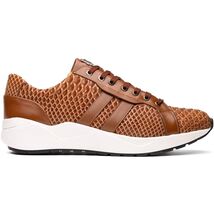 Hand painted genuine Snake calfskin Verona Honey image 2