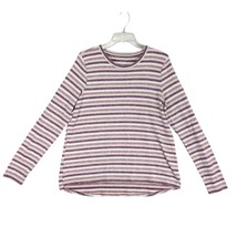 American Eagle Soft &amp; Sexy Plush Women&#39;s L Striped Top, High-Low Hem, Ca... - $20.00