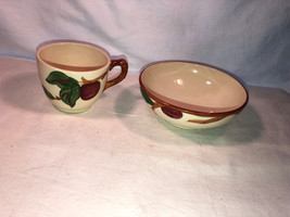 3 Pieces Franciscan Red Apple Cup 5.5 Inch Bowl And 8 Inch Bowl All Mint - £15.94 GBP