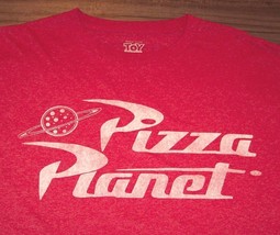 Vintage Style Walt Disney Toy Story Pizza Planet T-Shirt 1990's Mens Xl - $19.80