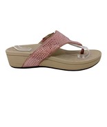 Vionic Womens Blush Rhinestone Flip Flop Slip on Sandal, Size 8 SEE desc... - $383.54 MXN