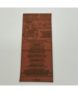 1998 Hookstown PA Fair Schedule Advertisement Printers Block Reverse Sta... - $211.30 MXN