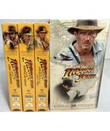 New 1999 The Complete Adventures of Indiana Jones Trilogy 4 VHS Tapes Bo... - $25.65