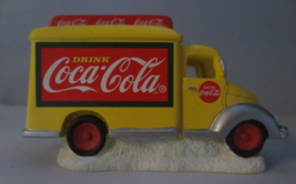 Coca-Cola Town Square Yellow Deliverary Truck 1997 - £8.17 GBP