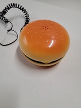 Vintage Hamburger Phone Cheeseburger Novelty Landline 80s 90s Retro READ - $17.82