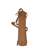 Genuine Suede Leather Back Arrow Holder, Archery Quiver for Arrows and H... - £18.28 GBP
