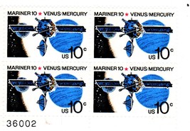 U S Stamp - Mariner 10 Venus/Mercury Set Of 4 X 10 Cent US Postage Stamps  - £1.62 GBP