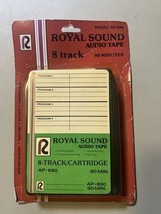 NOS Royal Sound 8 Track 90 AP-890 Sealed - €5,11 EUR NOS Royal Sound 8 Track 90 AP-890 Sealed - €5,11 EUR