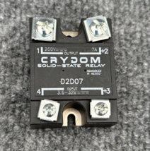 Crydom D2D07  Solid-State  Relay  0 to 200 VDC   7  22 Adc  Panel Mount Used - £15.02 GBP