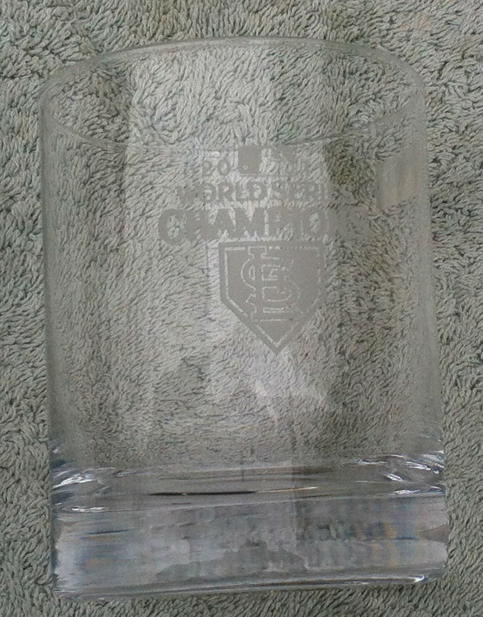 Primary image for 2011 St. Louis World Series commemorative Marquis glass (Waterford)