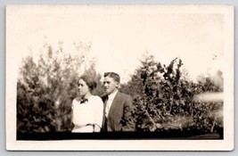 RPPC Cute Couple Lost in Thoughts Imagining their Future Together Postca... - £6.34 GBP