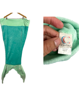 Comfy Teal Blue Mermaid Tail Blanket with Pocket Ultra Soft Fleece  - £17.96 GBP