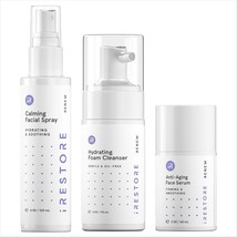 Irestore 3-Step Skincare Set Red Light Therapy Essentials Kit, Renew Trio - $155.98
