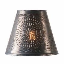 14-inch Lamp Shade with Chisel in Kettle Black - £63.70 GBP