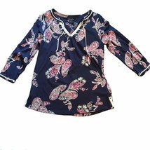 LUCKY BRAND COTTON PULL OVER V NECKLINE SIZE M - $10.39