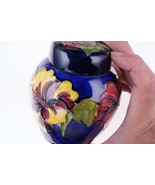 c1950 Walter Moorcroft Hibiscus Ginger Jar - $232.65