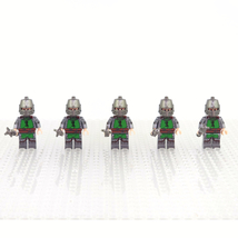 5pcs Medieval England House of Percy soldiers Minifigures Accessories - £12.82 GBP