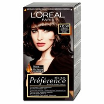 Genuine L&#39;Oreal Paris Preference 4.15 Permanent Dye Hair Color Hi-Shine Premium - £15.27 GBP