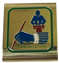 BSA COMMUNICATIONS METAL BELT SLIDE MERIT CLIP BOY SCOUTS OF AMERICA VIN... - $86.42 MXN