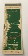 Vintage Matchbook Cover Matchcover Shalimar At Commodore Perry Hotel Toledo OH - £2.25 GBP