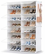Shoe Storage,32 Pairs Shoe Rack Organizer For Closet Shoe Cabinet With, ... - $1,197.14 MXN