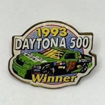 Dale Jarrett 1993 Daytona 500 Winner NASCAR Race Car Driver Enamel Lapel Hat Pin - £11.76 GBP