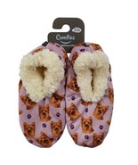 Yorkie Dog Slippers Comfies Unisex Super Soft Lined Animal Print Booties - $25.71 CAD