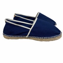 Toni Pons Artesania Espadrilles Flats Blue Womens Size 40 Ivory Canvas Shoes  - £23.73 GBP