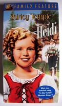 Shirley Temple Heidi Vhs 2001 Family Video Color Rare Slip Sleeve New Sealed - £7.95 GBP
