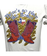 Vintage 1990&#39;s There’s No Place Like Home Texas Boots T-Shirt USA Adult ... - $325.57 MXN