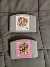 N64 Mario Party  1 2  Bundle Lot Nintendo 64 US Seller ! TESTED Japan  - £22.19 GBP