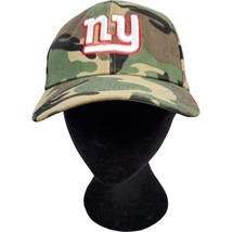 New York Giants Trucker Hat Mens Green Camo Logo NFL Football Sports - $16.69