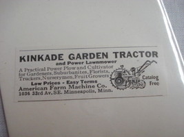 1941 Ad Kinkade Garden Tractor &amp; Lawnmower, Minneapolis, Mn. American Fa... - $7.99