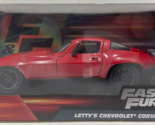 Jada - 98298 - Fast &amp; Furious - Letty&#39;s 1966 Chevy Corvette - Scale 1:24... - $34.95