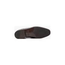 Stacy Adams Feronte Moc Toe Bit Slip On Croco Print Leather Black 25623-001 image 4
