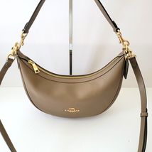 Coach CCL28 Crossgrain Leather Aria Shoulder Handbag Bag Crossbody Dark ... - $174.86