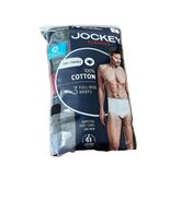 Jockey Classics 100% Cotton Men’s Full Rise Briefs 3 Pack Red Blue Black... - $20.89