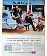 Mobil Service Mobil Gas Station Boy Scouts 1964 Vintage Print Ad - $10.50