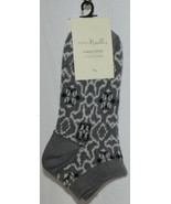 Simply Noelle Dark Grayes Light Gray Ankle Socks One Size Fits Most - £5.58 GBP