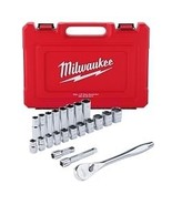 Milwaukee Tool 22 pc 1/2&quot; Drive SAE Ratchet and Socket Set with FOUR FLA... - $7,745.72 MXN