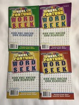 Lot of (4) Penny Press Wheel Of Fortune Word Search Circle Puzzles Books 2021 - £14.97 GBP