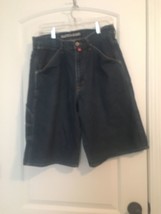 1 Pc Nautica Men&#39;s Blue Jean Shorts Zip Button Size 32 - $34.05