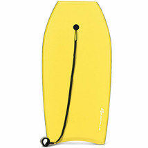 Super Lightweight Surfing Bodyboard-M - Color: Yellow - Size: M - $78.61