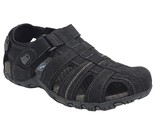 Nunn Bush Men Fisherman Sport Sandals Rio Bravo Size US 8M Black Faux Le... - $48.51