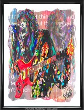 Aerosmith Steven Tyler Joe Perry Guitar Rock Music Poster Print Wall Art 18x24 - £21.23 GBP