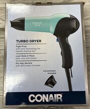 Conair 1875W Turbo Styler Hair Dryer Teal - $34.54 CAD